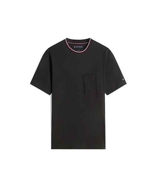 Хлопковая футболка-поло TOMMY HILFIGER Regular Fit с карманом (T12G1Tpo030Mt1Bds)