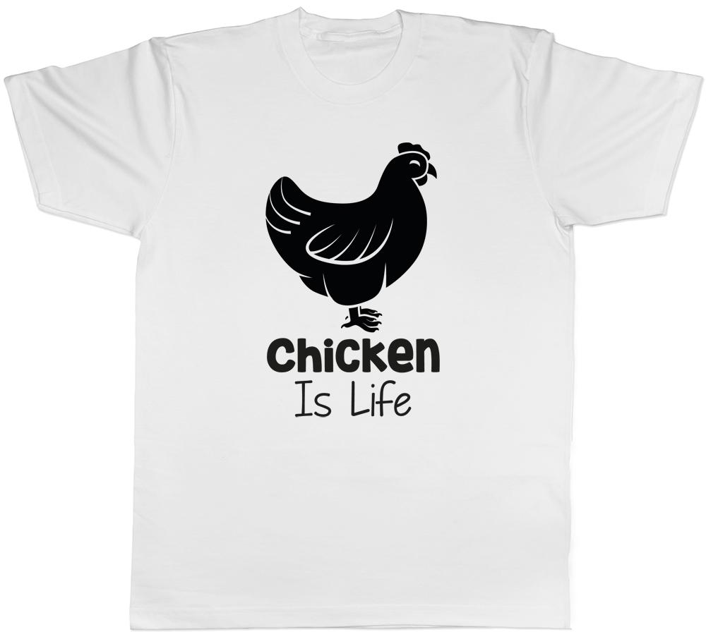 Chicken is Life Unisexs Unisexs Ladies Unisex TShirt
