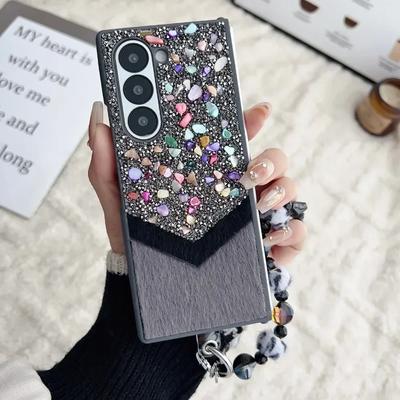 Чехол-ремешок для телефона Samsung Galaxy Z Fold 6 5 4 Fold6 Fold5 Fold4 Fold3 5G, защитный чехол из пластика и твердого материала