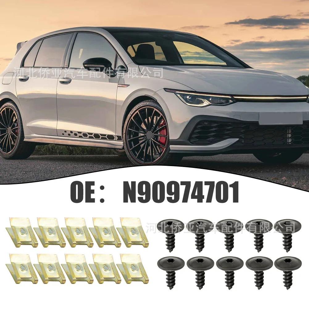 Аксессуары для модификации салона автомобиля 11 шт. Автомобильные U-образные клипсы – Металлические винтовые крепления для защиты крыла и бампера,