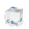 15x15mm Optical Glass Prism Cube Artificial Crystal Color Cube Prism X Cube Prism  Home Decor