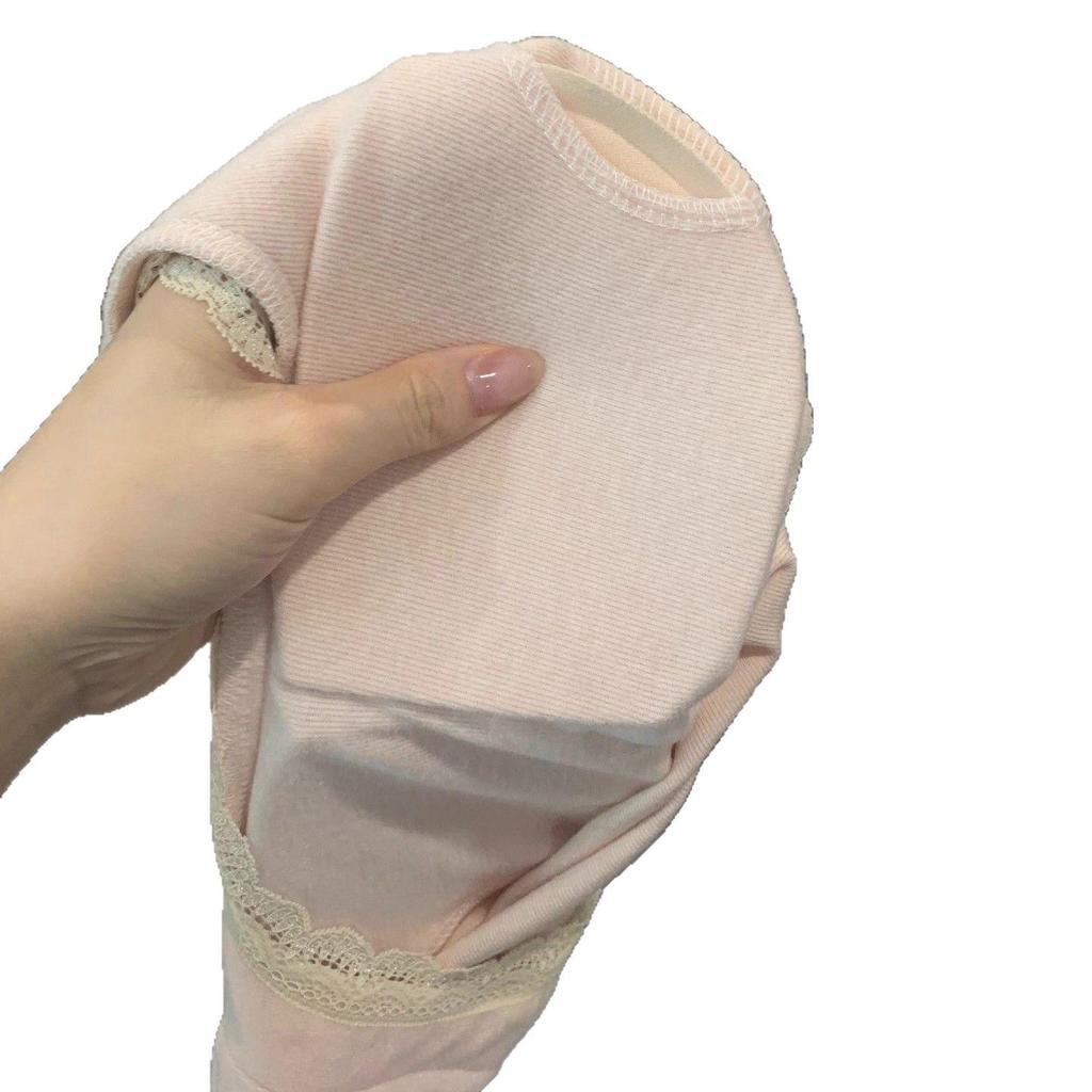 Женская облегающая футболка с кружевом, квадратным вырезом и длинным рукавом, абрикосовая