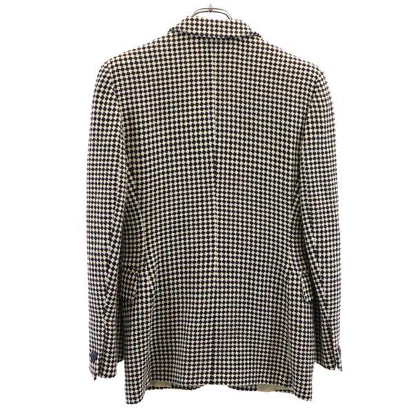 Emporio Armani Сделано в Италии шерстяной приталенный жакет 38 Бежевый x черный блейзер Женский Б/у