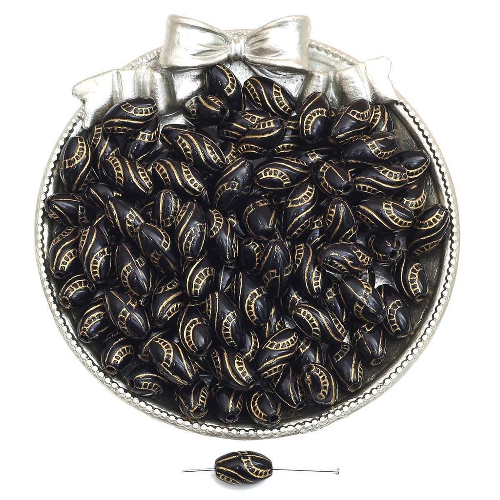 Бусины для браслета ручной работы, акриловые французские винтажные золотые плоские бусины, круглые бусины, украшения ручной работы, браслет, ожерелье, кулон, телефонная цепочка, аксессуары