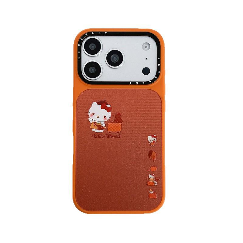 Премиальный 3D чехол Hello Kitty со стразами для iPhone 17/16 Pro Max/15/14