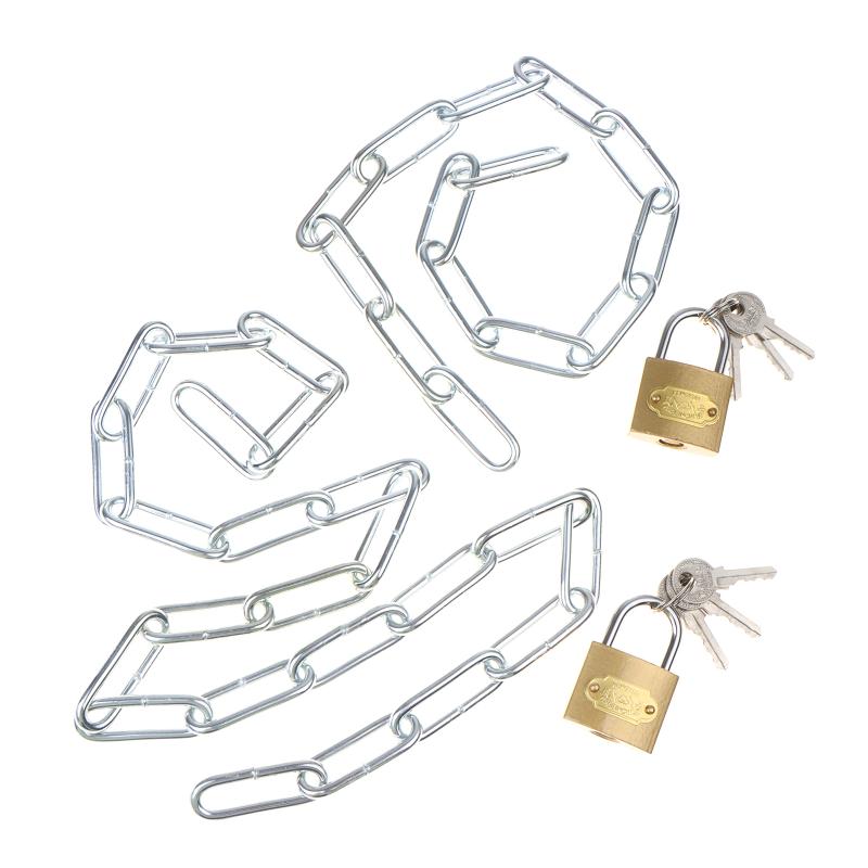 Heavy Duty Keyed Bicycle Lock Anti-theft Chain for Motorcycles and Generator Protection