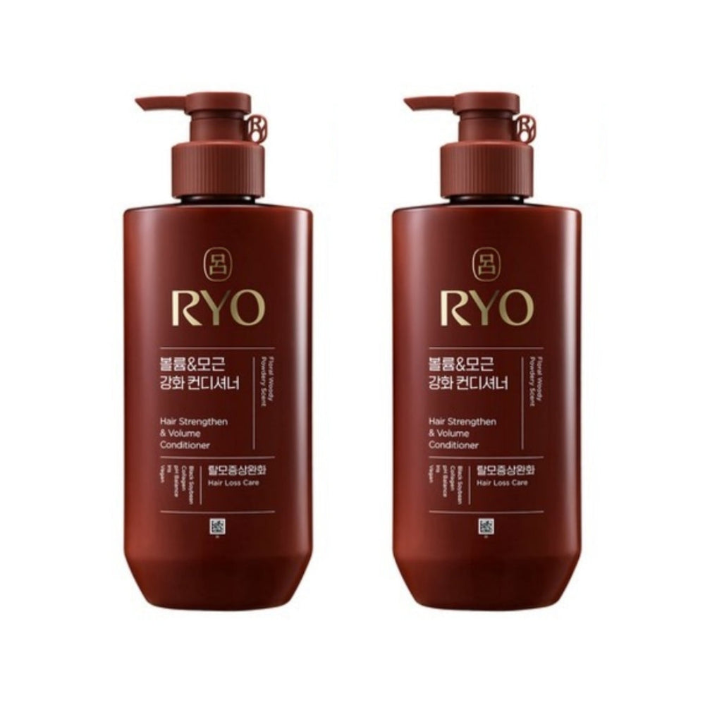 Кондиционер для укрепления и придания объема волосам Ryo 480 мл*1 шт/2 шт