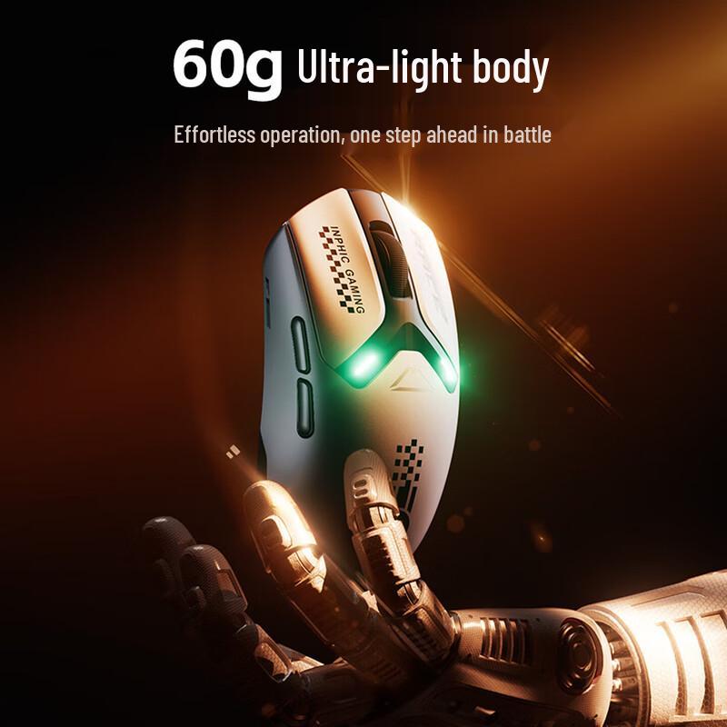 Inphic IN10PRO Tri-Mode Wireless Gaming Mouse