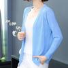 Cardigan Thin Women's Ice Silk Sunscreen Clothes Knitted Sweater Women's Summer Clothes Shawl with Skirt Plus Loose Hollow Out Clothes