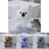 Adorable Cartoon Koala Plush Doll Cozy Soft Keychain Plush Toy For Collectors