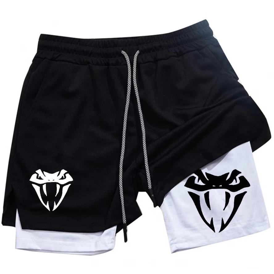 Snake Muay Thai Kick Boxing MMA Shorts Spider Men Women Unisex Double Layer Quick Dry Breathable Training Sport Gym Fitness Workout