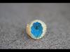 Hecheng European & American Fashion Oval Ring - Стильный ретро-дизайн с широким циферблатом