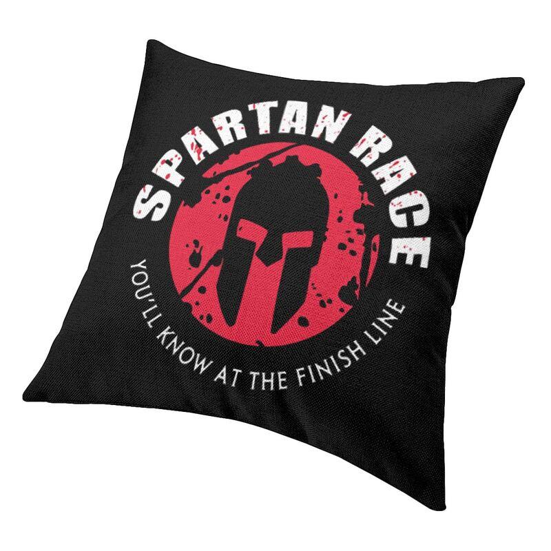 Большие наволочки с логотипом Spartan Race Декор для дивана Квадратная декоративная наволочка 45X45 см