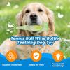 Funny Water Bottle Dog Toy, Interactive Chew Bottle with Ball, Lightweight Dog Water Bottle Toy Compatible with Small, Medium & Large Dogs