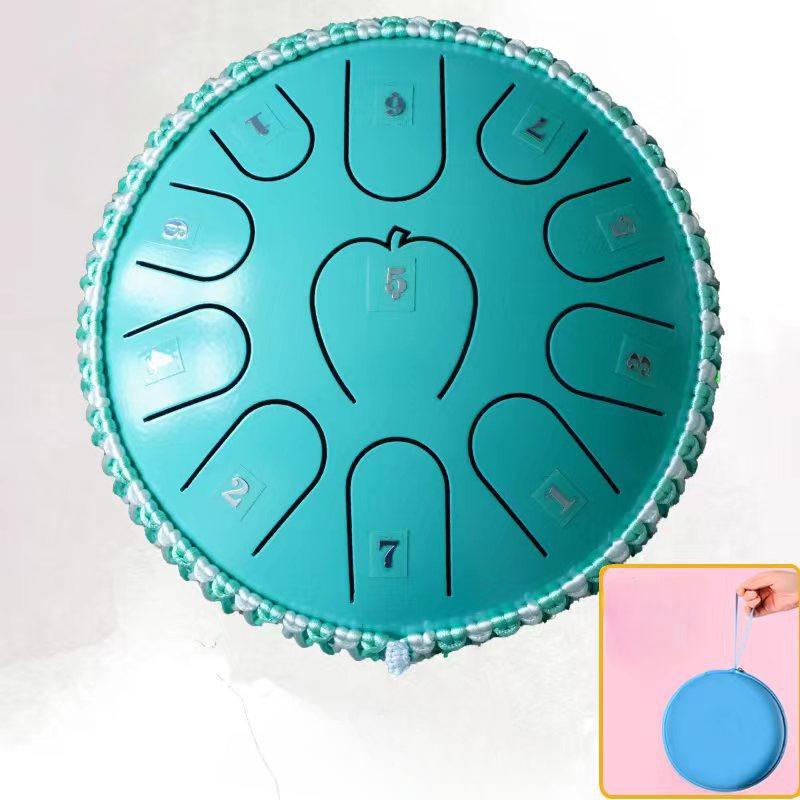 7 Inch Tongue Drum Sound Therapy Small Tongue Drums Professional Child Percussion Music Instrument Accessories Yoga Meditation Instruments Portable
