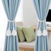 2PCS Elegant Curtain Tieback Minimalist Curtains Tie Rope Trendy Tulip Curtain Straps  Home Decor