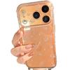 Цветочный ангел-медведь в горошек для iPhone16 прозрачный 17promax чехол для мобильного телефона Apple 15 космический чехол 14
