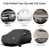 Car Cover Full Sedan Covers with Reflective Strip Sunscreen Protection Dustproof&Waterproof UV