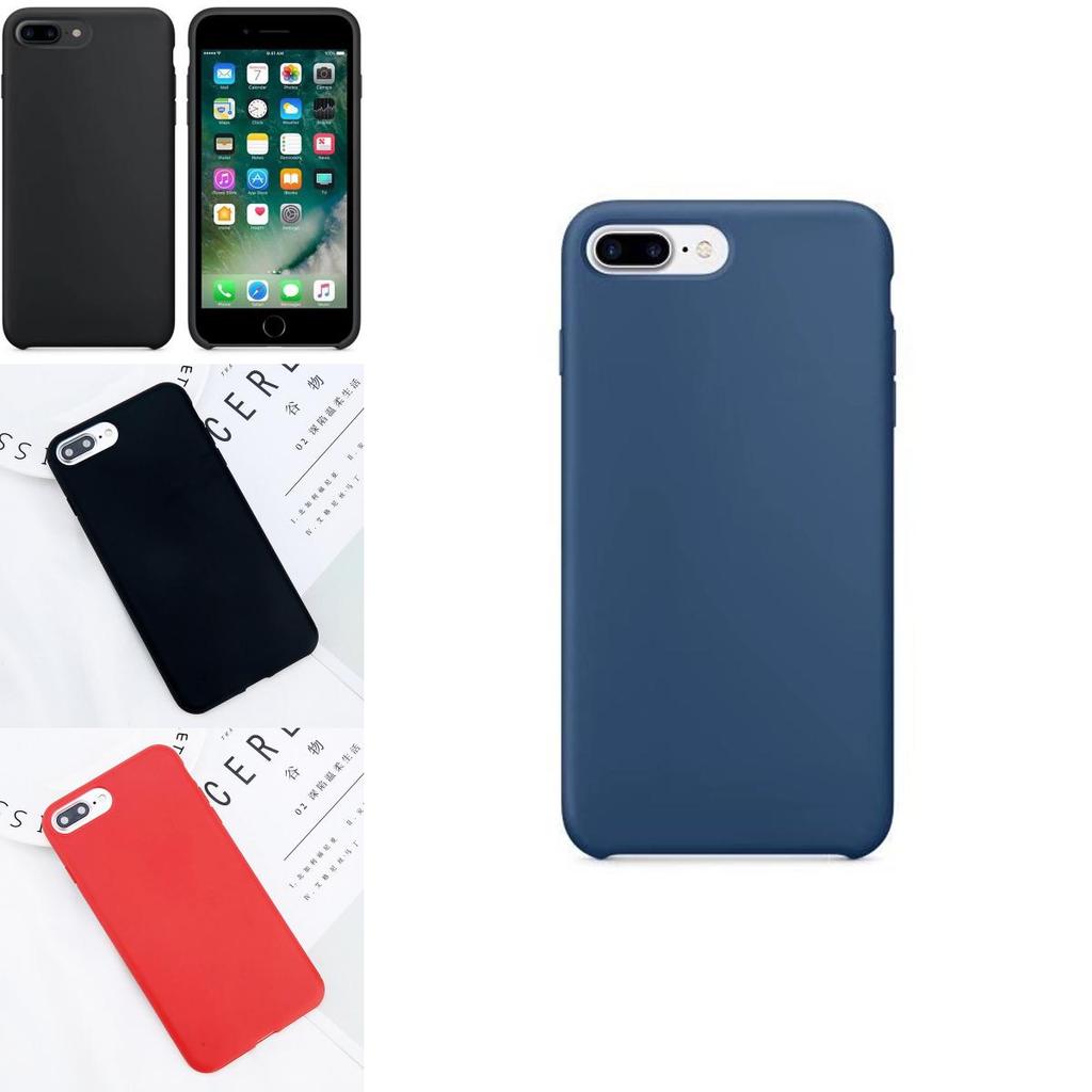 Чехол для iPhone X 8 7 6s Plus, Ультратонкий, Тонкий, Резиновый, ТПУ, Ударопрочный, Мягкий