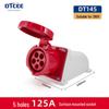 IP67 Waterproof Industrial 5-Pin 63A/125A Three-Phase Aviation Plug Connector