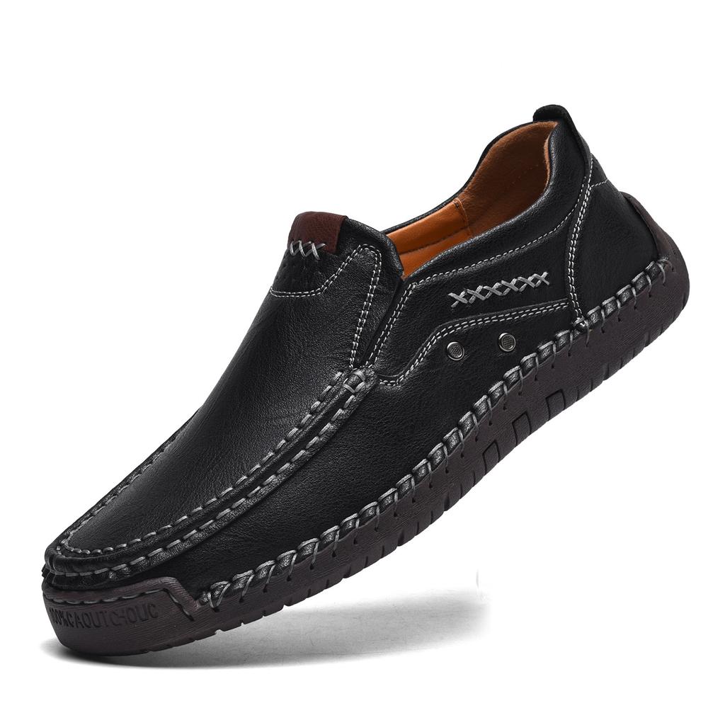 Полые мужские туфли ручной работы уличные повседневные туфли кожаные туфли на плоской подошве низкие большого размера