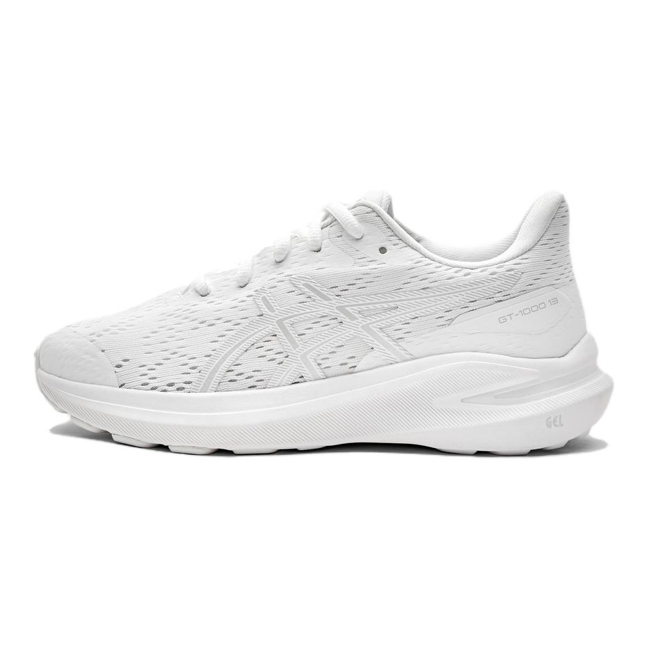 ASICS GT 1000 13 Rebound Breathable Support Low top Kids' Running Shoes White Teenagers 1014A343-100