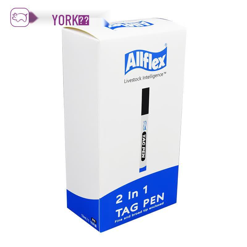 Маркер-ручка для ушных бирок York Allflex Два в одном
