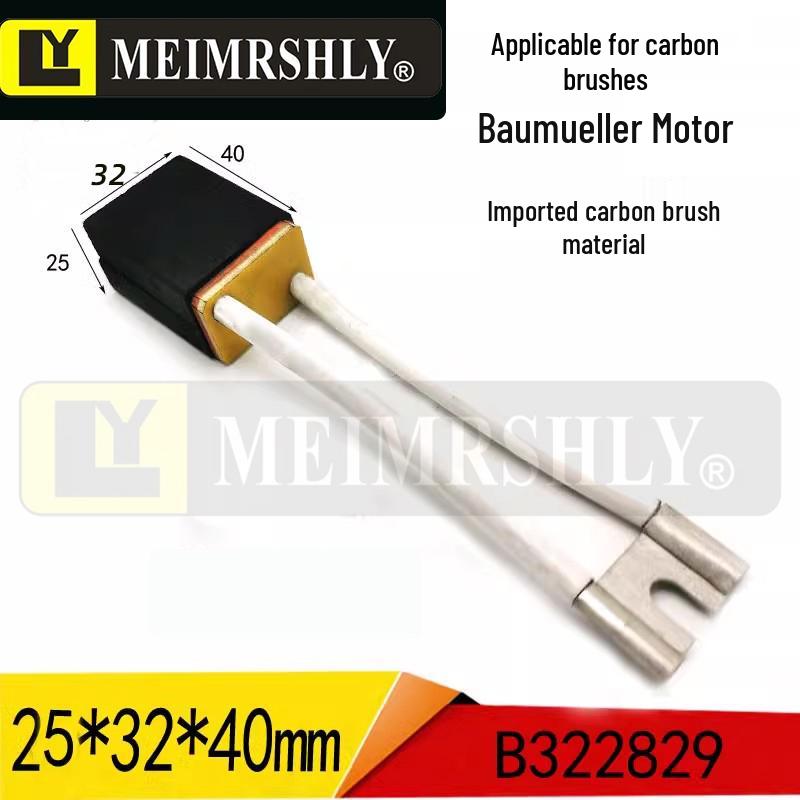 Baumueller B322829 Motor Brushes for Heidelberg Printing Press - Special Carbon 20x32x40mm
