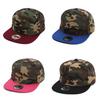Весенне-Летняя Бейсболка с Плоским Козырьком Камуфляжная Модная Snapback Кепка на Кнопке Однотонная Gorras Кость Пустые Кепки