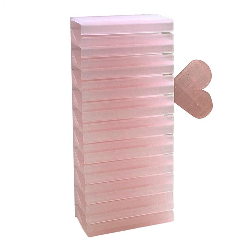 3D Printed Nail Foil Storage Box 10 Grids Transfer Paper Starry Sky Paper Storage Box Sticker Colorful Dustproof Display Stand