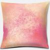 Розовая квадратная наволочка с принтом, украшение для дома, автомобильный диван, наволочка