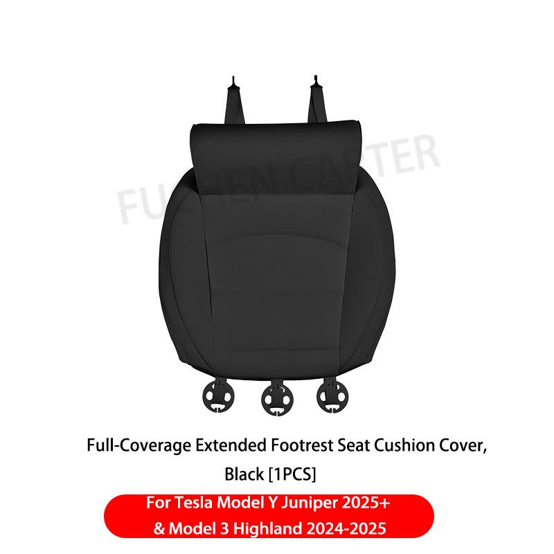 For Tesla New Model Y Juniper Model 3 Highland Leg Support Extension Seat Cover Memory Foam Extender Cushion Interior Accessorie