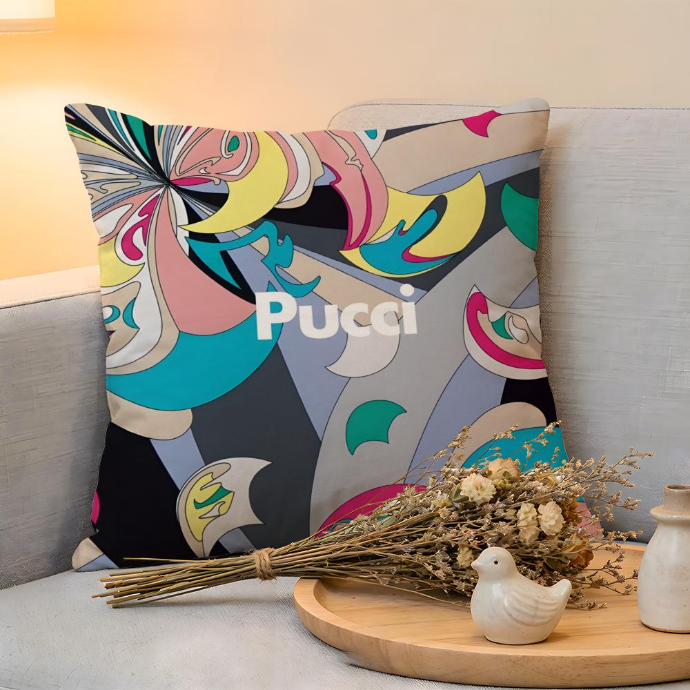 Cushion Cover  Linen  SkinFriendly Soft Decorative Case for Sofa Home Decor Fashion EEmilios PPuccis Pillow cover