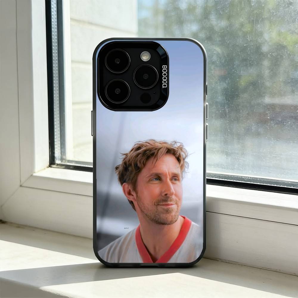 Знаменитый актер Р-Райан Г-Гослинг Чехол для телефона для iPhone 17,16,15,14,13,12,11 Plus,Pro Max,XS,Красочный Серебряный Чехол для телефона Funda Cover