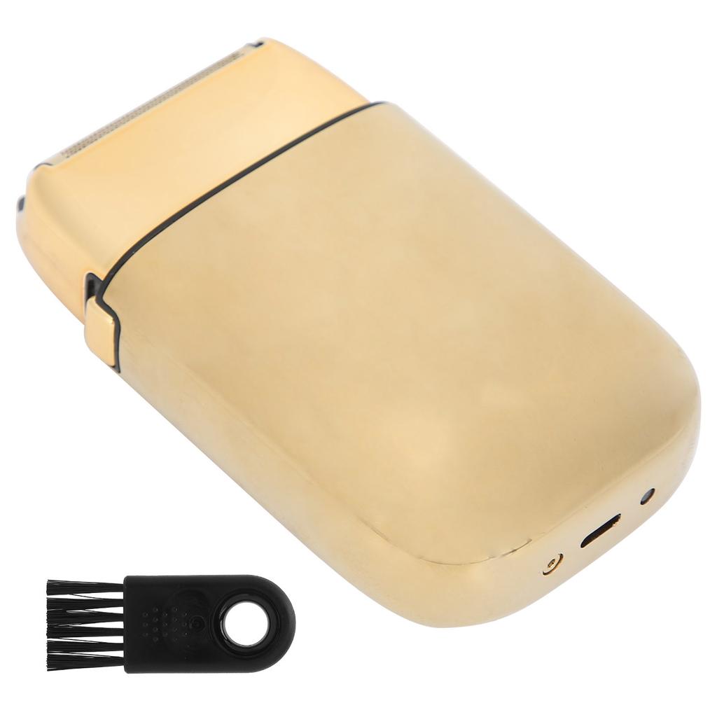 Металлическая двойная сетка бритвы водонепроницаемая электробритва беспроводной триммер для бороды для стрижки волос