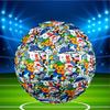 Custom Name Personalized Bamse Print Size 5 Soccer Ball Training & Match Football, for Team, Kicking, Gift for Football Enthusiasts