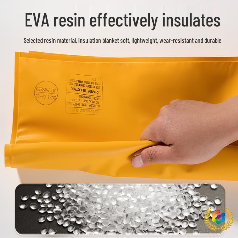 Изолирующее одеяло для электрика высокого/низкого напряжения - ЭВА-смола, 17 кВ/10 кВ, Защитный чехол для обслуживания электрооборудования