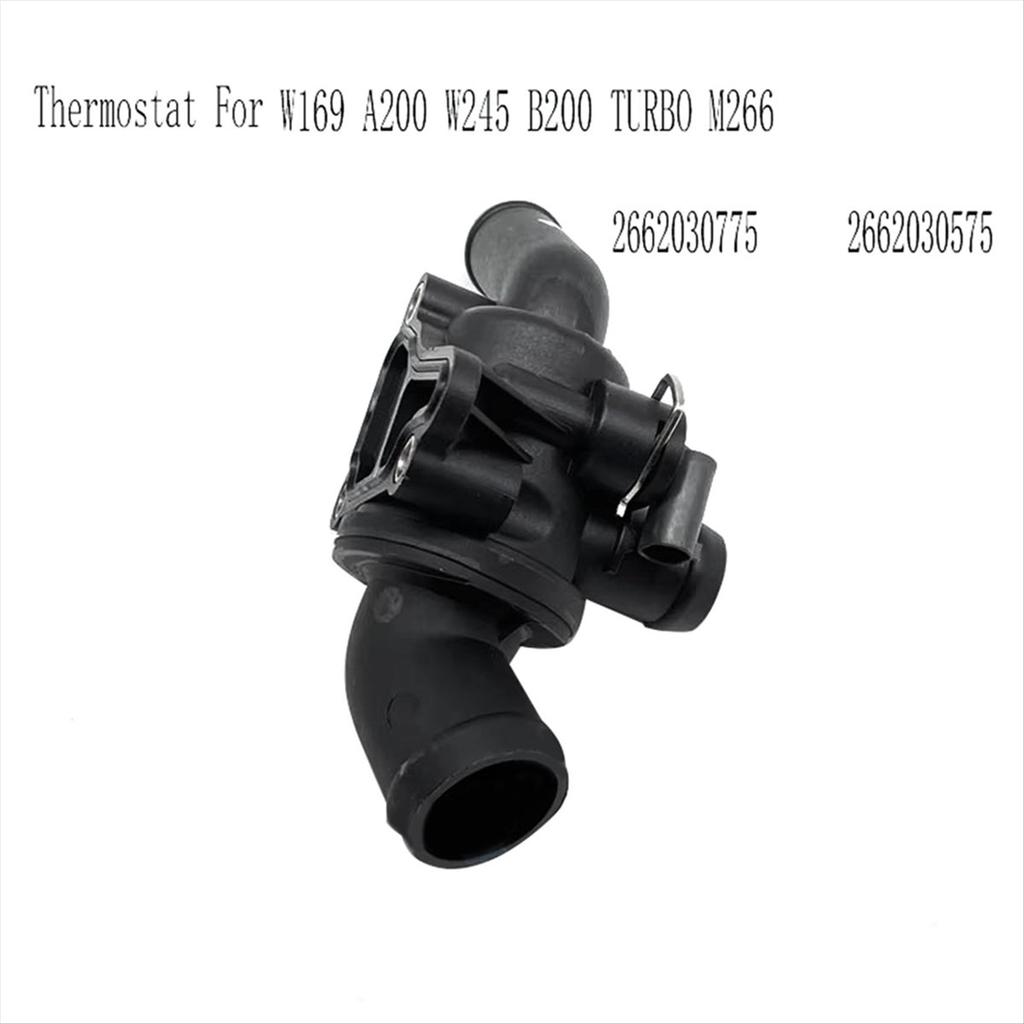 AC14 2662030775 Engine Coolant Thermostat Thermostat Housing for Mercedes Benz W169 A200 W245 B200 TURBO M266 2662030575 Fuel Injectors 6