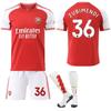 Arsenal Home Football Set - No. 14 Yorcres, No. 41 Rice, No. 7 Saca, No. 8 Oldgao 2526 Season Jersey