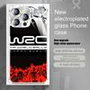 Модный Чехол для телефона с логотипом WRC Racing Для iphone 17 16 15 14 13 12 Pro Plus Max Новый Гальванизированный стеклянный Чехол