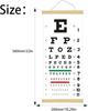 3-piece set of 20-foot wooden frame vision inspection map White including indicator rod and eye mask plate
