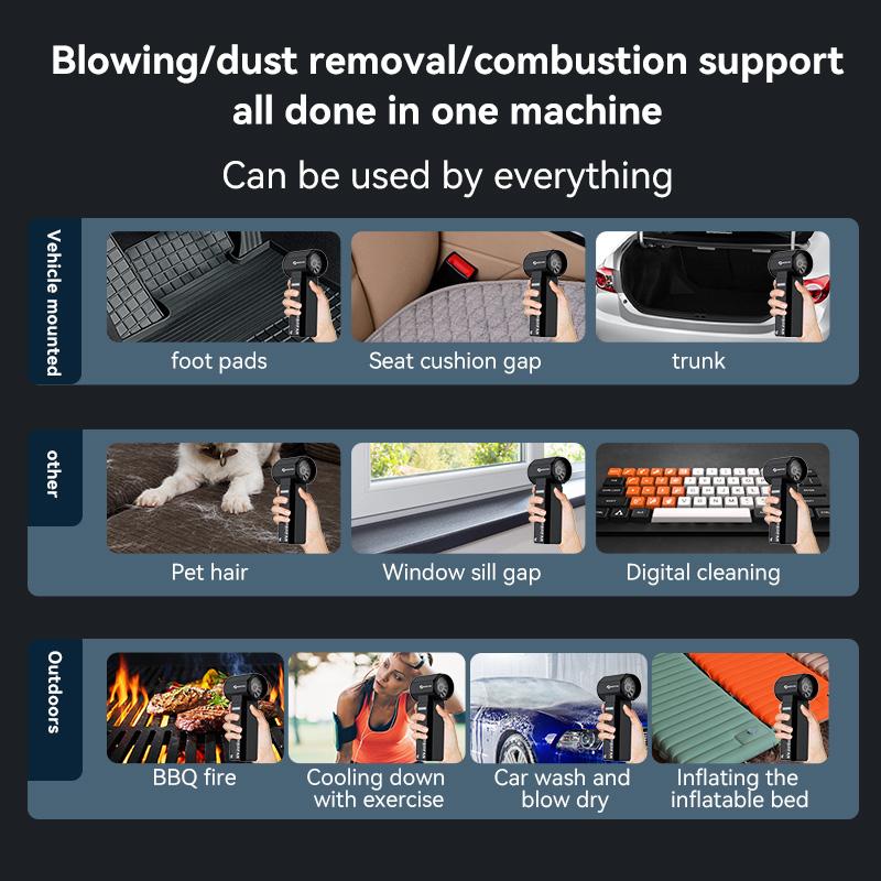 Бустер TF40 Мини Мощный Турбовентилятор 350 Вт 500 г Тяга Удаление Пыли и Воды Уличный Канал Мотоцикл Воздуходувка для Воды Артефакт для Сдувания Снега