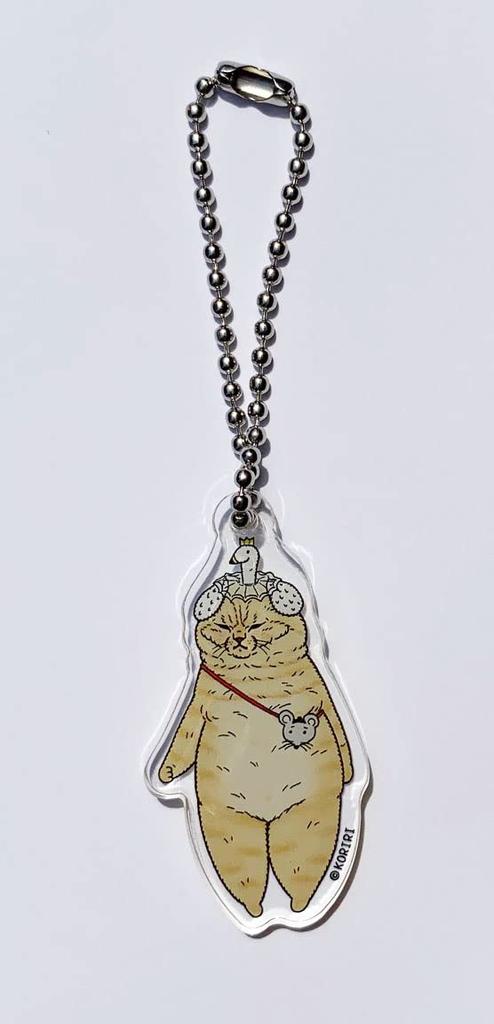 Shinada Global's The Mysterious World of Cats - Wuya-kun Acrylic Keychain, 3 x 0.3 x 5cm, Keychain, Cat World, Cat