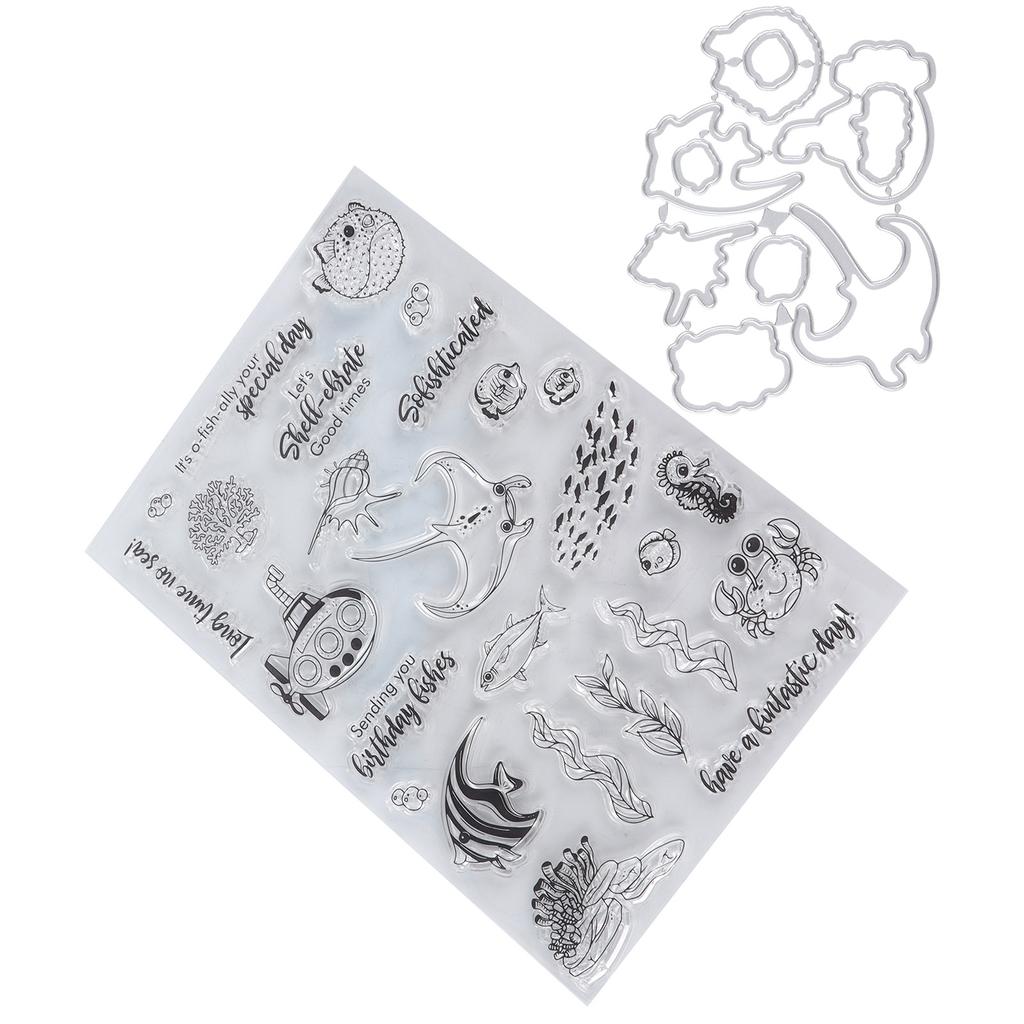 Прозрачные штампы, практичный инструмент для изготовления открыток, портативная форма для резки фотоальбомов, подарков