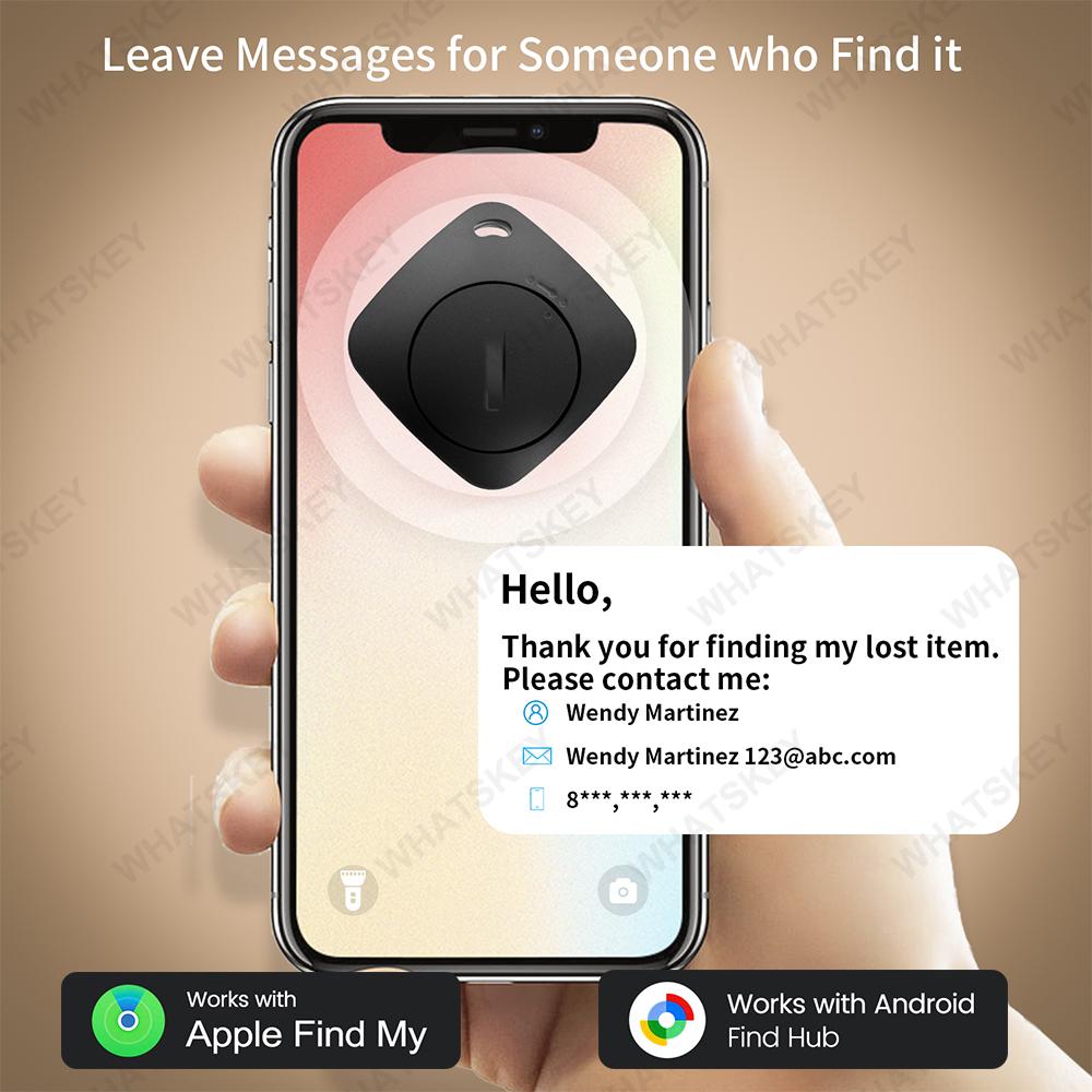 Двойная система Google Find My GPS-трекер Работает с Android IOS Google Location GPS-трекер Отслеживание Поиск ключей Защита-Безопасность