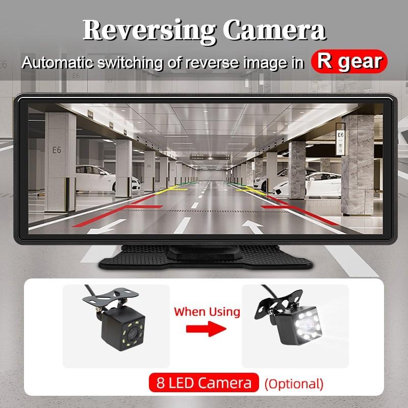 10,26-дюймовый автомобильный стереоприемник, беспроводной монитор CarPlay, Android, сенсорный экран, Bluetooth, автомобильный проигрыватель, автоматический MP5-плеер