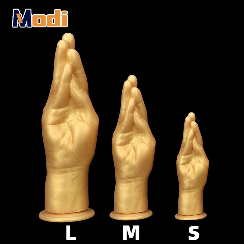Soft Hand Dildo with Strong Suction Cup Fist Anal Plugs Butt Plug Vaginal or Anal Fisting for Women Men Sex Toys