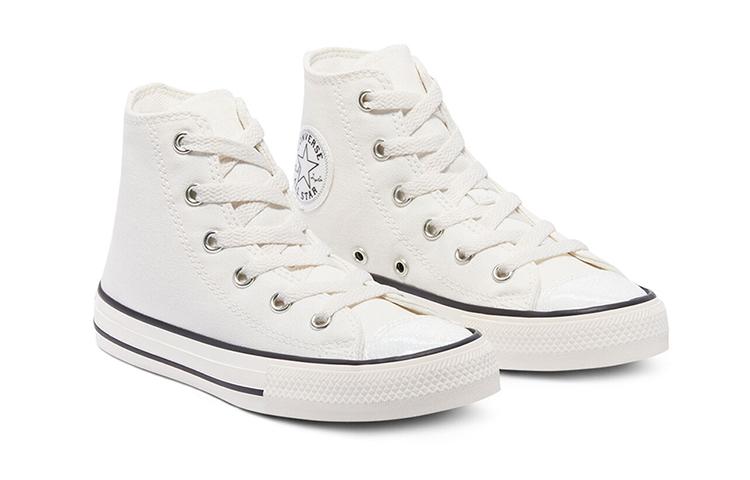 Converse Кеды Chuck Taylor All Star High Top Высокие Детские Холщовые Цвет Экрю Подростки 670697C