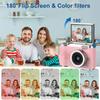 Digital Camera 48MP Retro CCD 8X Digital Zoom Student Compact Photography Camcorder 180°Flip Screen Selfie Cam Video Recorder