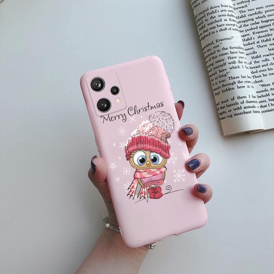 Чехол для Realme 9 4G 9 Pro Plus Милая Девочка Цветок Задняя Крышка Мягкий Силикон Матовый Защитный Funda Для OPPO Realme 9 Pro+ 5G Чехлы